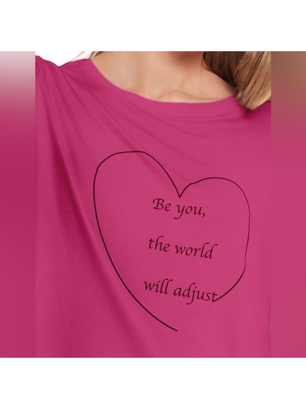 PSK Collective “Be You, the world will adjust” Graphic Tee 3X NWT